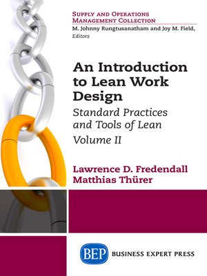 cover image of An Introduction to Lean Work Design